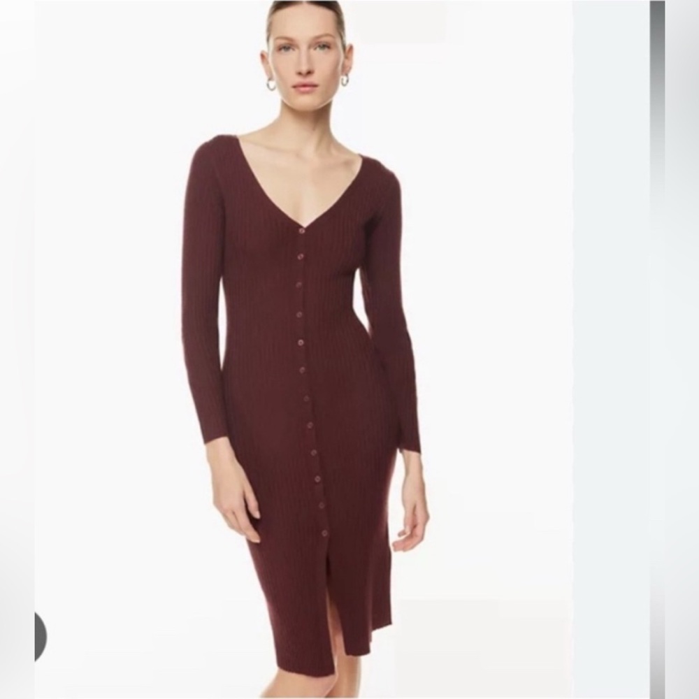 NWOT Babaton merino dress sweater dress - Picture 1 of 7